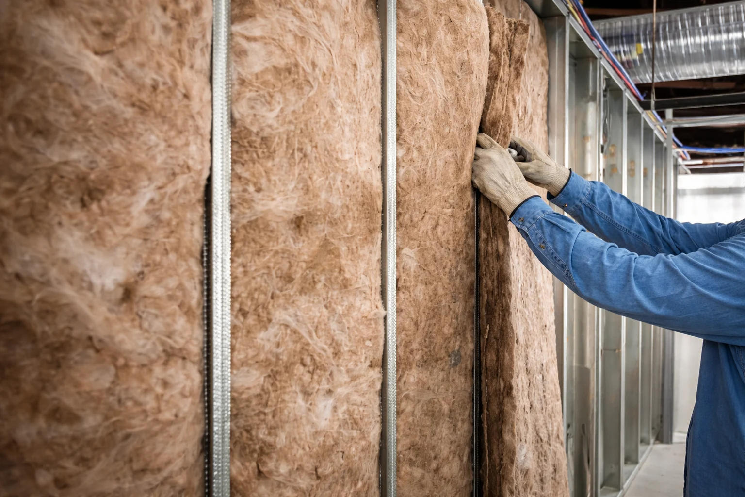 Commercial building insulation installation in Minnesota